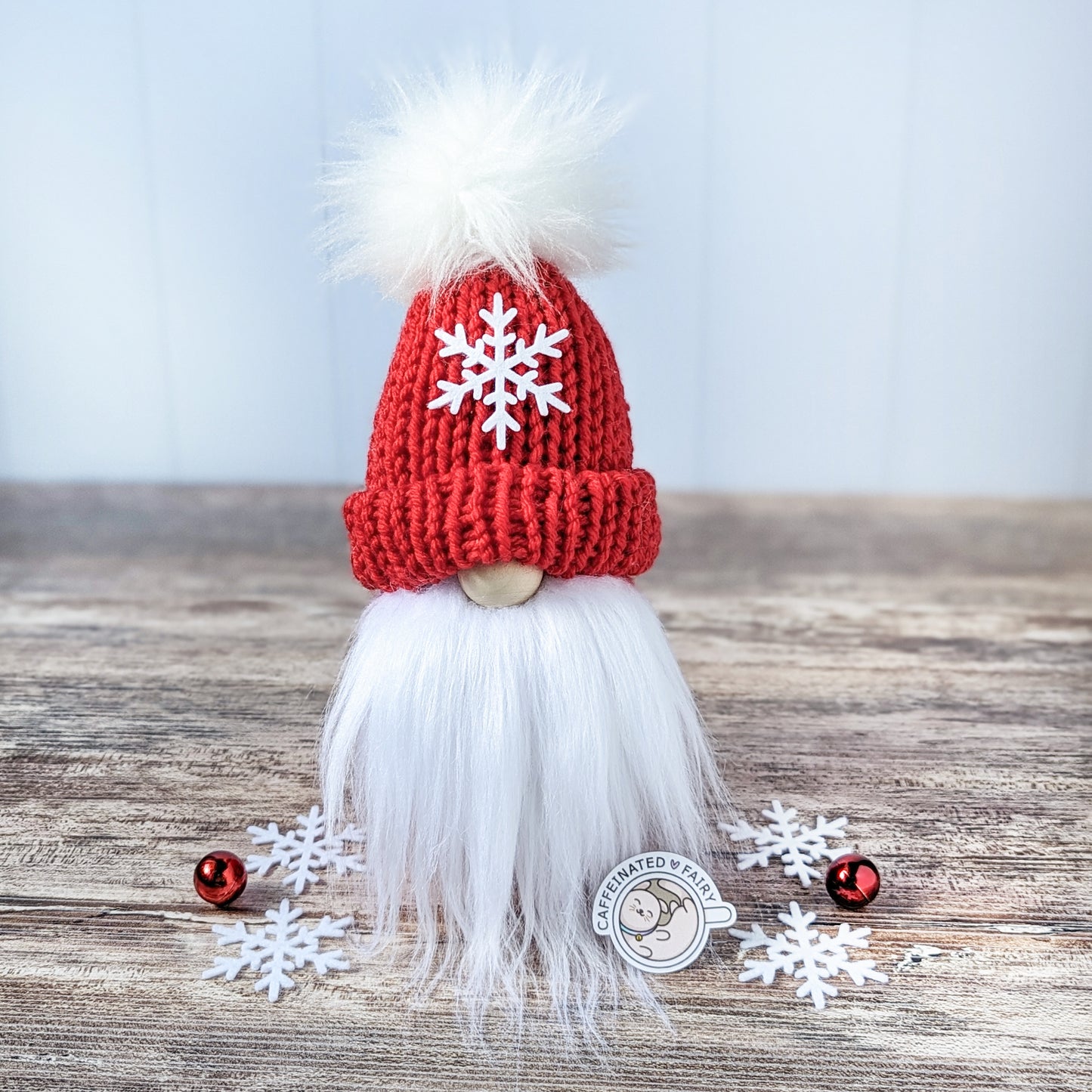 Red Snowflake Gnome